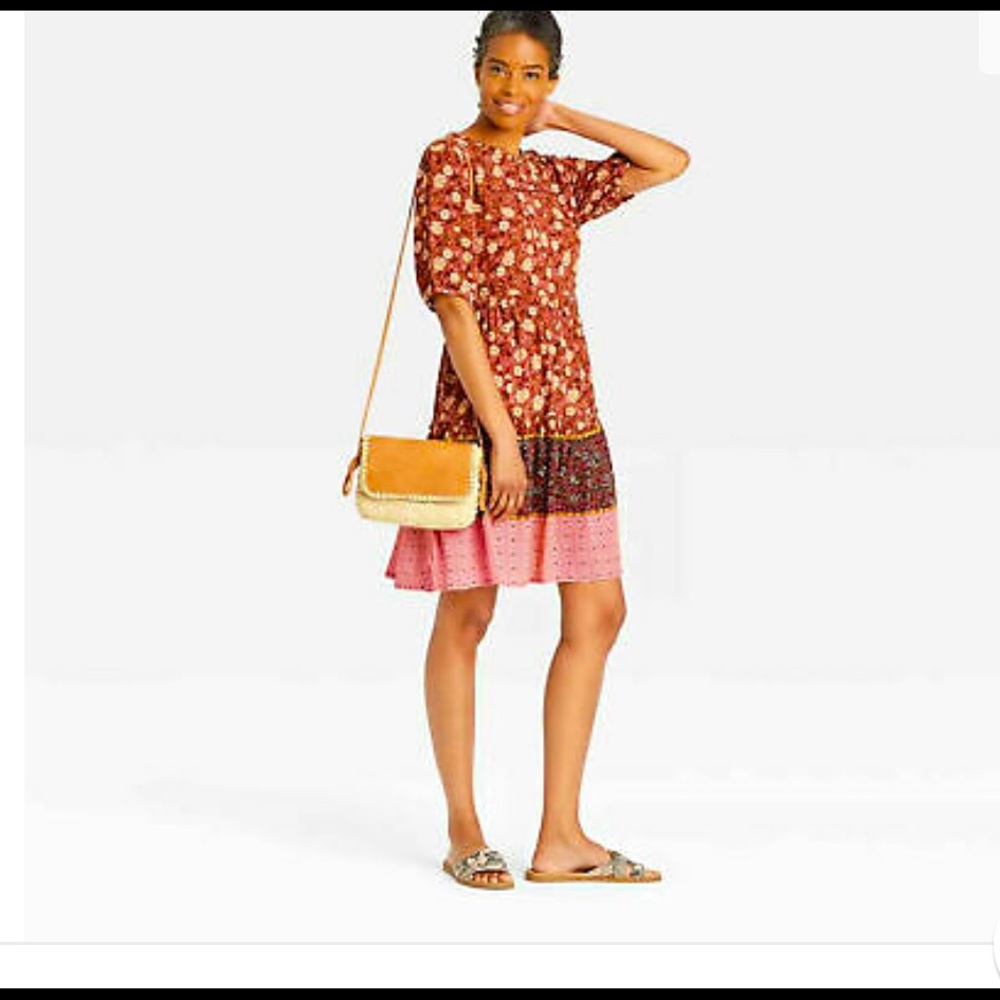 Women’s Elbow Sleeve Tiered Babydoll Dress — Knox Rose